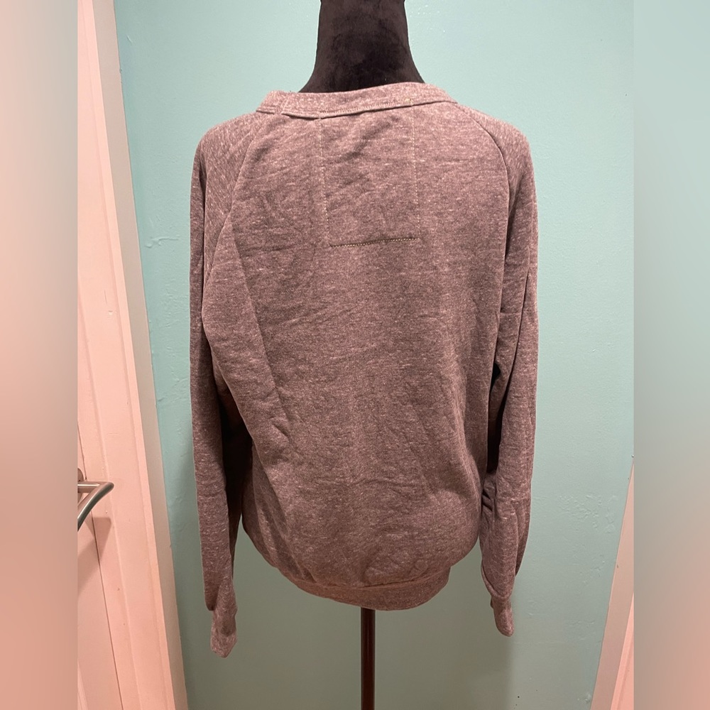 NWT Aviator Nation Daydream pullover sweatshirt in heather gray - S - Picture 4 of 8